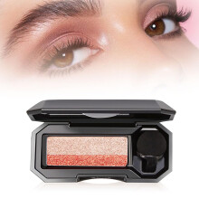 Waterproof Dual Color Glitter Eyeshadow Palette,  Pigmented Long Lasting Eye Makeup #4