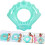 Thick Inflatable Swim Ring for Adults with Shell Sequin Pool Float Durable PVC for Summer 2