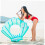 Thick Inflatable Swim Ring for Adults with Shell Sequin Pool Float Durable PVC for Summer 3