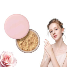 Waterproof Pink Setting Powder P#06, LongLasting Matte Loose Face Powder for All Skin Tones