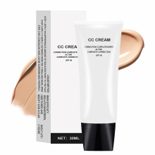 CC Cream SPF 50 Anti Aging Hydrating for Mature Skin Light Coverage Natural Finish 30ml
