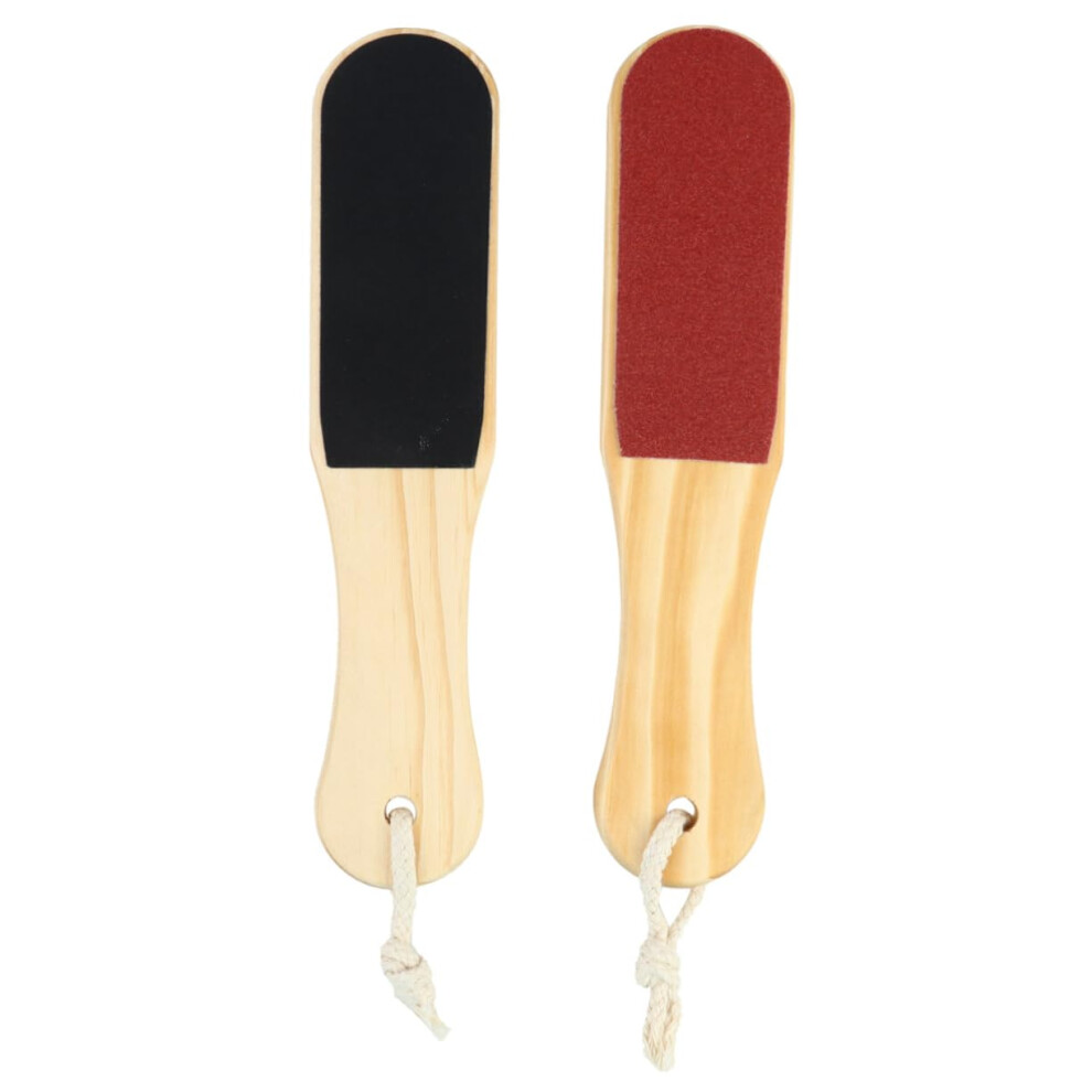 DoubleSided Foot File and Rasp Set for Dead Skin Removal, Ergonomic Handle Pedicure Tool