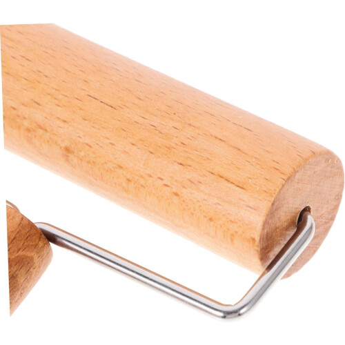 Wood Pastry Roller Set, NonStick Solid Wood Dough Roller for Baking Pizza and Pastry 1