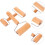 Wood Pastry Roller Set, NonStick Solid Wood Dough Roller for Baking Pizza and Pastry 3