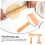 Wood Pastry Roller Set, NonStick Solid Wood Dough Roller for Baking Pizza and Pastry 5
