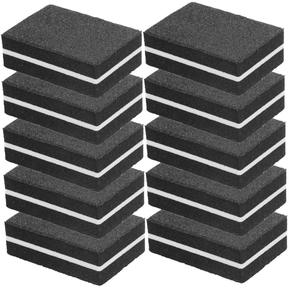 50pcs Mini Sponge Nail Buffer Block Dual Grit Double Sided Nail File for Manicure and Pedicure Home and Salon Use