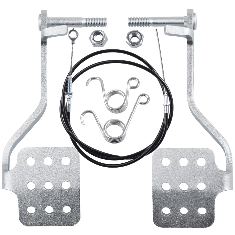 Go Kart Brake And Throttle Pedal Kit With 60 Inch Cable, Universal Fit For 196Cc 212Cc Models 9113335427006