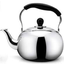 5L Stainless Steel Whistling Tea Kettle with AntiScalding Handle, Induction Compatible