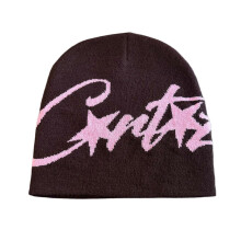 (Coffee pink)Contemporary Knit Beanies Soft Warm Winter Hat For Women Trendy Gift Cold Weather Accessory Photography Props Multicolor