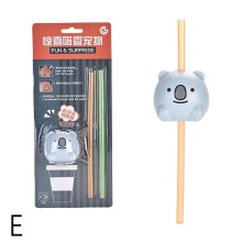 (Koala) Surprise Pet Sound Straws - Fun Animal-shaped Straws for Kids Drinking Habits