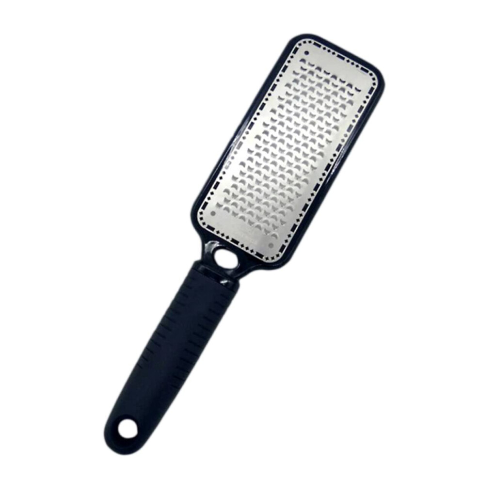 FOYTOKI Stainless Steel Foot File Callus Remover with Ergonomic Thumb Grip, LongLasting Pedicure Rasp