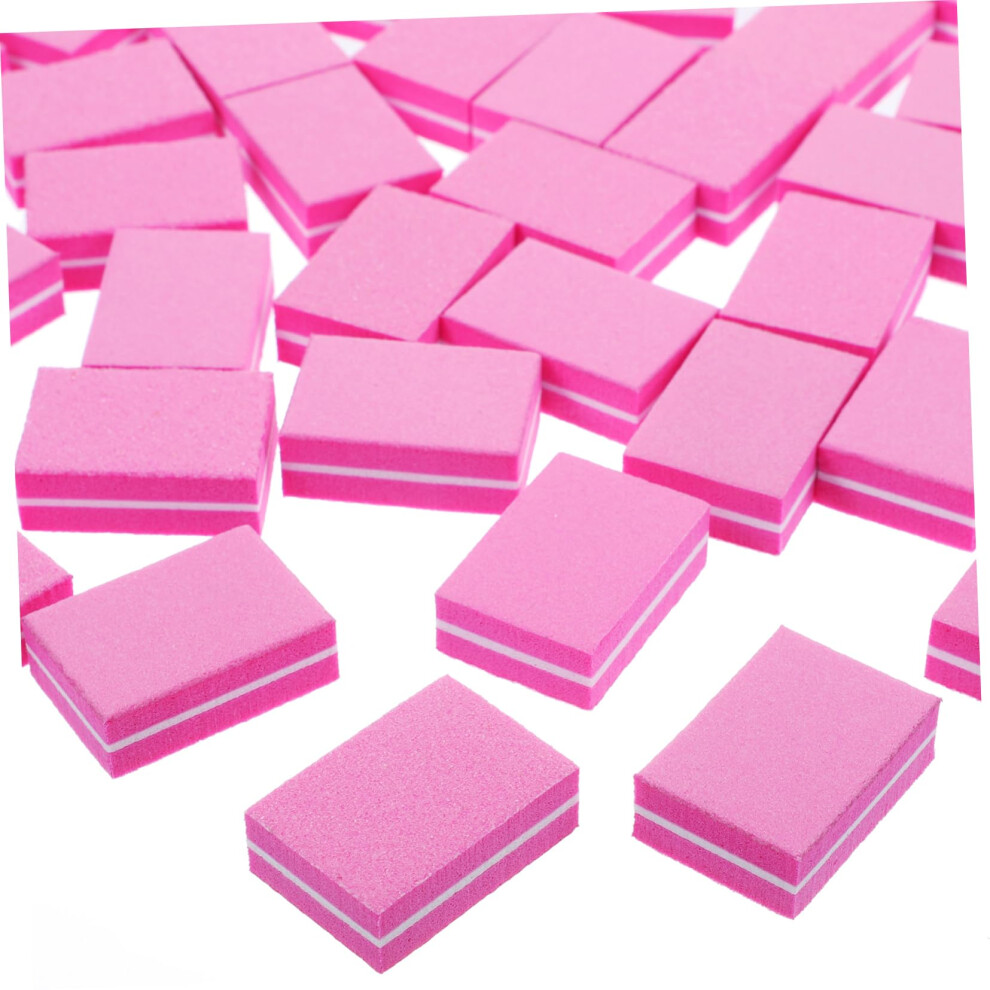 50pcs DualSided Nail Buffer Block and Mini Nail File for Manicure Pedicure Shaping Polishing