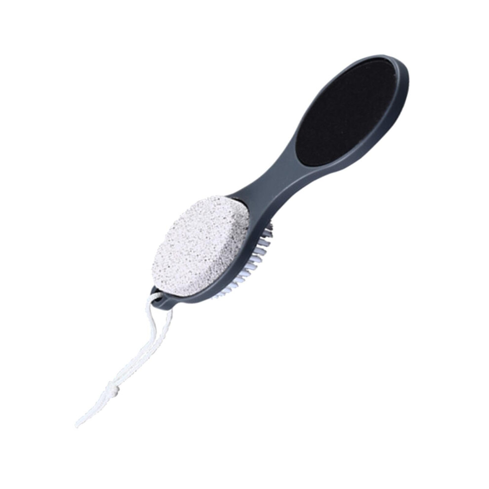 Gray 4 In 1 Pedicure Foot File And Callus Remover Kit For Cracked Salon Feet, Ergonomic NonâSlip Handle,