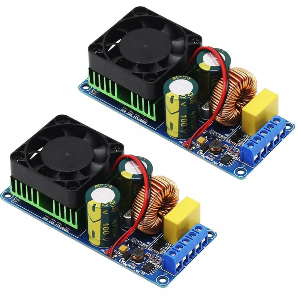 2X Irs2092s 500W Mono Channel Class D Amplifier Board Hifi Digital Power Amp 20Hz20khz 9053599874324