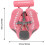 Baby Pool Float NonInflatable Solid Design with 360 Protection for 324 Months in Summer Pink 3