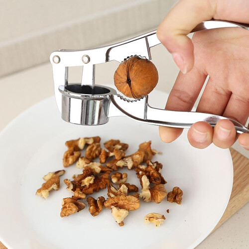Stainless Steel Garlic Press and Ginger Crusher with Ergonomic Grip, Rust Resistant Kitchen Tool 2