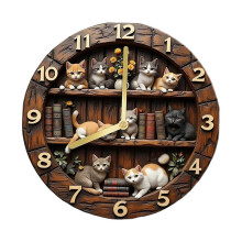 Retro-Design Wanduhr Wohnzimmer Stilvolles Vintage-Design Wanduhr