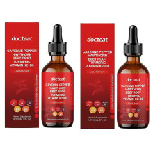 (2pcs) 1-3x Cayenne Pepper Drops, Aeluro Cayenne Pepper Liquid Drops, Containing Hawthorn Beetroot