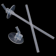 2 Stücke praktische Ersatzstrohhalme für Thermoskanne 12 Unzen Funtainer Flasche F401 Flaschenhalm