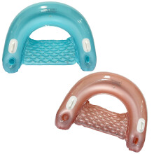 Pool Float Chair 2 Pack with Cup and Phone Holder, Adult Inflatable Lounger for Pool and Lake