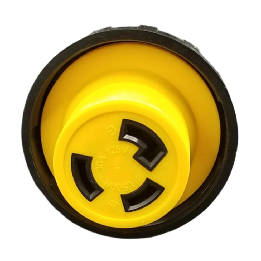Rv 30 Amp To 15 Amp Locking Power Adapter Plug, Durable Outdoor Rv Electrical Converter 9113335428638