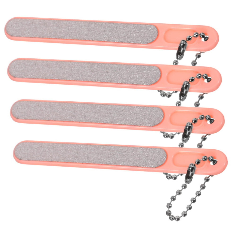 4Pcs Nail Files Set with Ergonomic Grip for Precise Shaping and LongLasting Salon Results