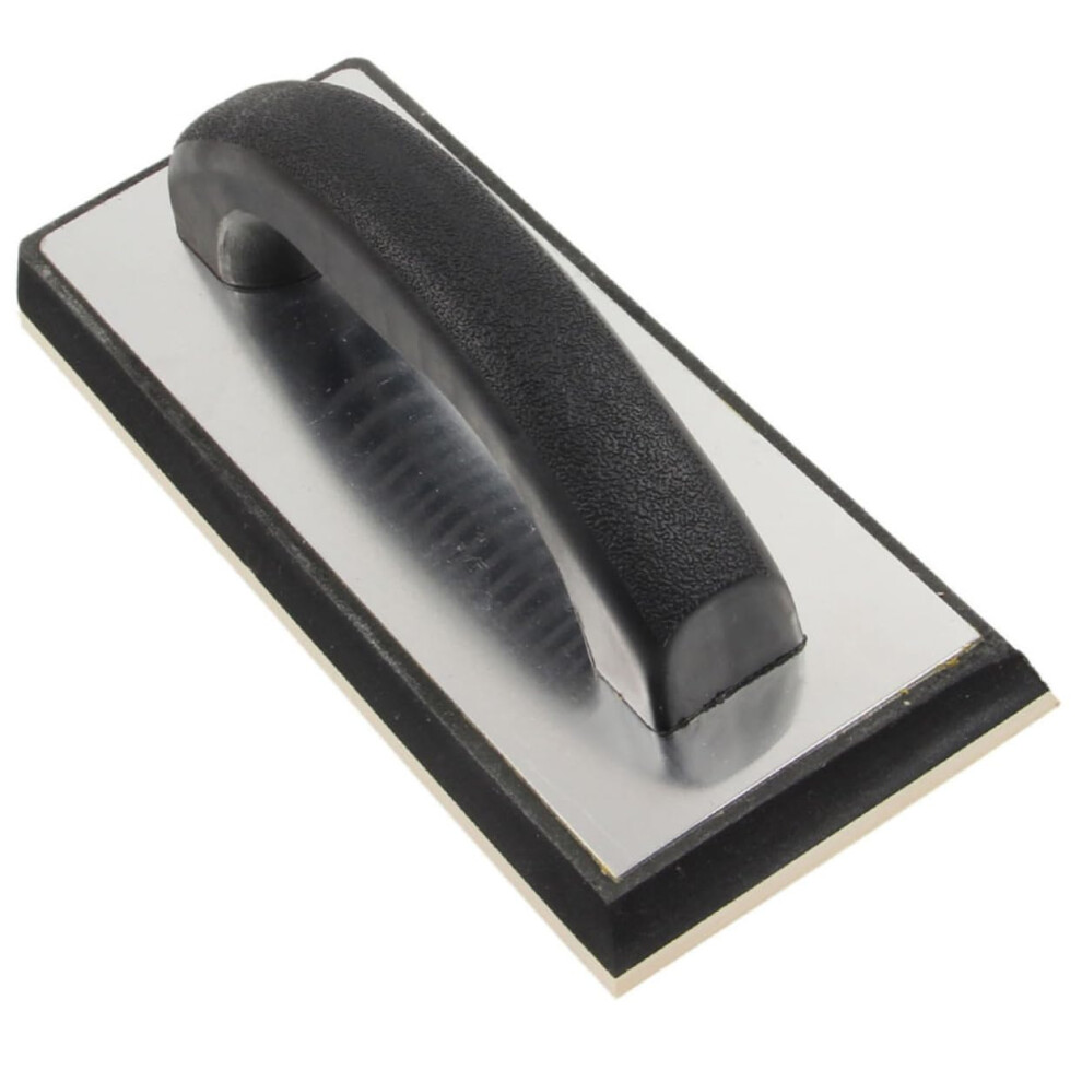 Concrete Finishing Trowel With Nonstick Rubber Base And Ergonomic Grip For Plastering Stucco 9070919536564