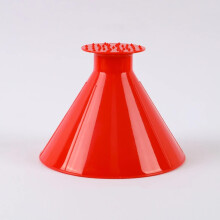 Bright Red Car Snow Shovel with Ice Scraper for Windshield Snow Removal and Defrosting 14x14x10cm