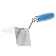 Drywall Corner Trowel Stainless Steel Inside Finishing Tool with Ergonomic Grip for Smooth Trim