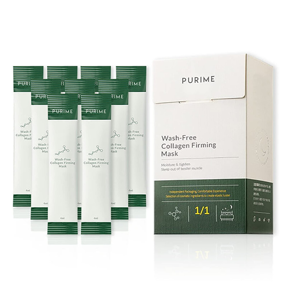 40 Packs Korean Collagen Sleeping Mask Overnight Hydration Firming Brightening for Women and Men