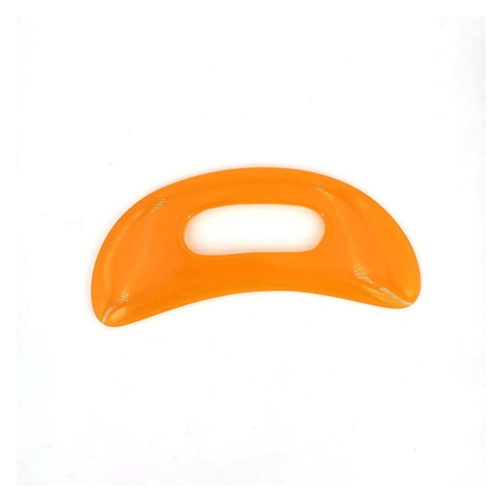 Yellow Handheld Massager And Gua Sha Massage Tool For Neck Shoulders Face Skin Lifting