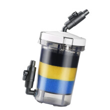 Aquarium Filter with Adjustable Flow Control, Dual Use Turtle Tank Filter, Filtration System, 16x29x12.8cm