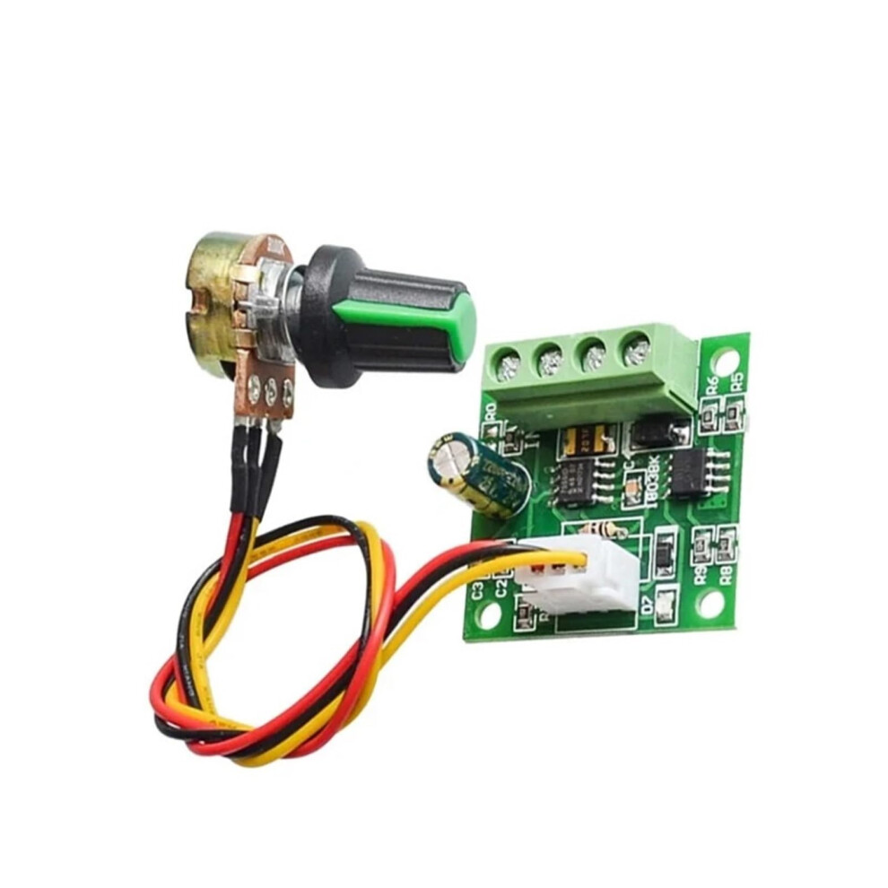 Pwm Dc Motor Speed Controller With Knob, Adjustable 1.8V12v, Overcurrent Protection 9070919538742