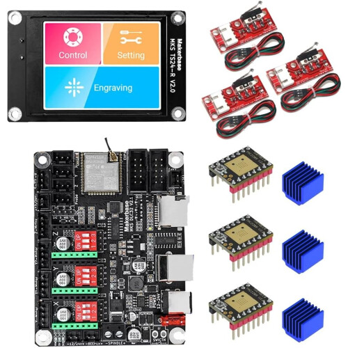 DLC32 ESP32 GRBL Laser Engraving Controller with WiFi and Touch Screen 1