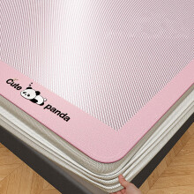 Cooling Bedding Mat Ice Silk Summer Mattress Pad Set with Pillowcases 150x200cm Pink