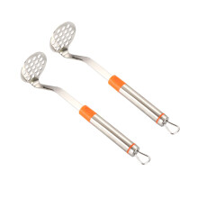 Stainless Steel Potato Ricer with Ergonomic Handle for Smooth Mash, Avocados and Vegetables