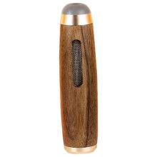 Walnut Portable Cigarette Holder with Detachable Smokeless Ashtray for Travel Home Office Car