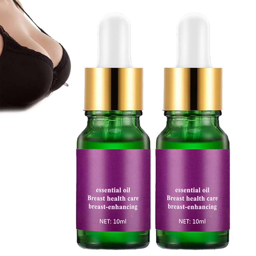 Breast Firming Oil and Lifting Serum for Women, Natural Bust Tightening Massage Oil, 2PCS