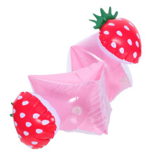 Inflatable Swimming Arm Bands for Kids Strawberry PVC Swim Floaties Pool Safety and Training
