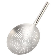 Stainless Steel Strainer Spoon with HeatResistant Mesh for Rapid Oil Separation and Frying