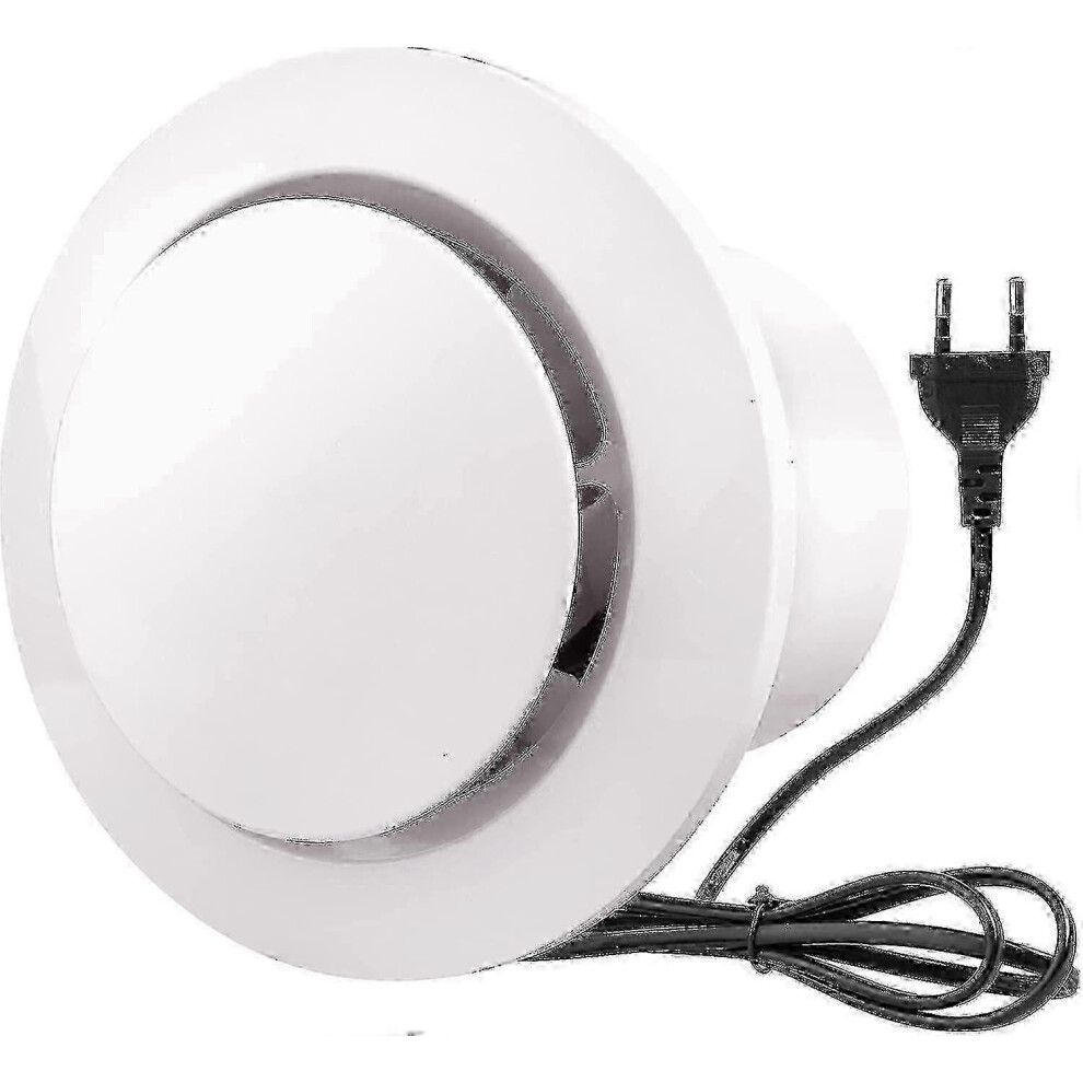 100Mm Air Extractor 130M/H 20W,With Check Valve High Airflow Exhaust Fan,Energy Efficient,For Bathroom,Kitchen,Toilets,Greenhouses,Tents 4 Inc 6935161578201