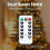 Christmas Tree Lights Cascading LED Waterproof 8 Modes Remote Timer USB Powered 2m 400 LEDs 5
