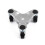 Furniture Mover Dolly with Triangular Steel Base, 360 Wheels, Heavy Load Capacity, Floor Protection 1