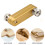 Woodworking Ruler Stop Aluminum Adjustable Block for Precise Positioning and Easy Marking Red 5