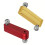 Woodworking Ruler Stop Aluminum Adjustable Block for Precise Positioning and Easy Marking Red 2