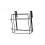 Cabinet Door Organizer Rack Double Layer Storage for Cutting Boards and Kitchen Accessories 1