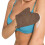 4 Pack Self Tanning Mitt Applicator Kit with Back Lotion Tool, Waterproof Lining, Soft Flocking, Brown 5