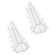 Heart Shaped Cucumber Shaping Mold 2Pcs Reusable Vegetable and Fruit Shaping Tool for Garden Use