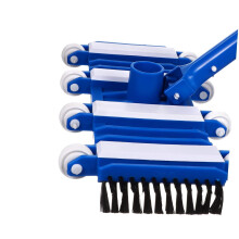 Pool Vacuum Head with Wheels Fits Standard Telescoping Poles for Swimming Pool Cleaning
