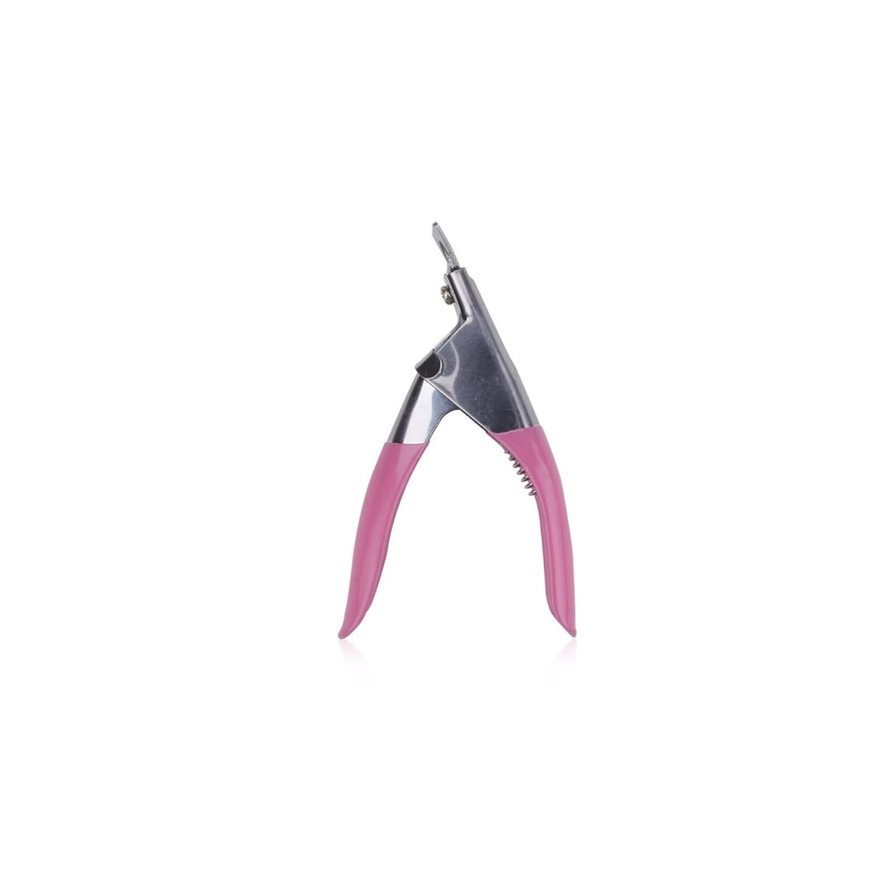 Stainless Steel Nail Clipper and Edge Cutter for Professional Manicure, Durable Pink Finish